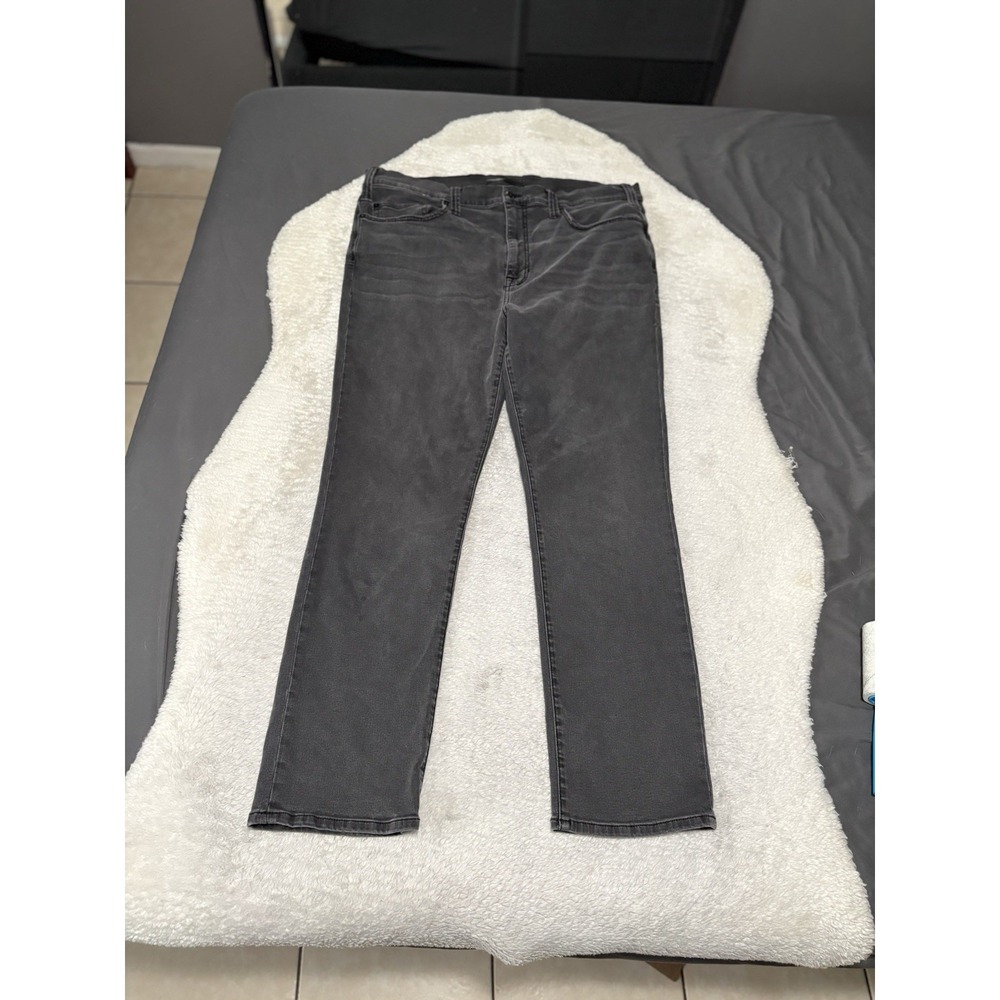 Joes Jeans Mens Black Washed Straight Jeans Size 42x32 Pants Stretch